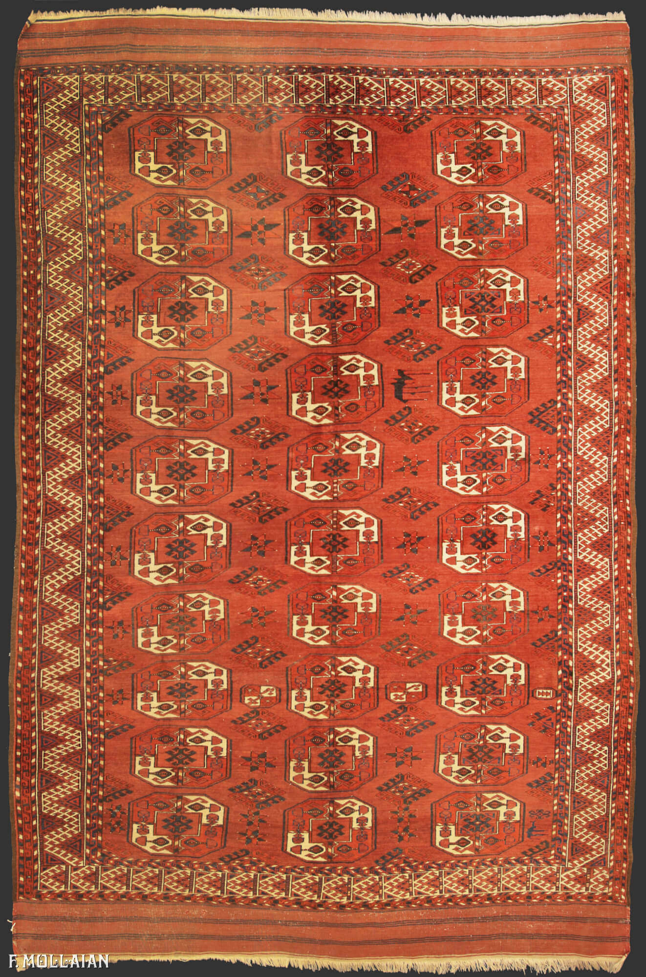 Antique Turkmen Ersari Carpet n°:93673350